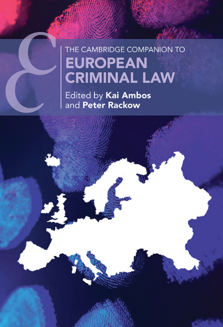 Imagen de portada: The Cambridge Companion to European Criminal Law 9781108835190
