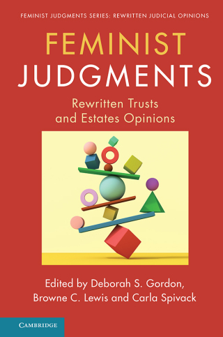 Cover image: Feminist Judgments 9781108495110