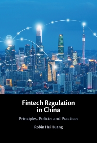 Cover image: Fintech Regulation in China 9781108488112
