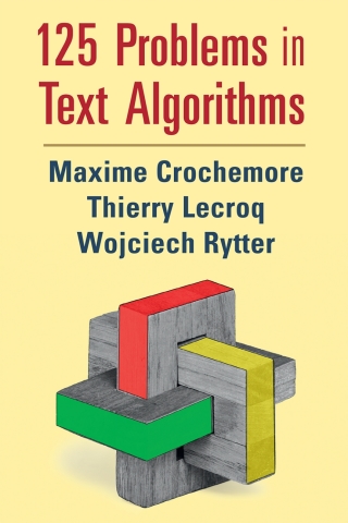 Cover image: 125 Problems in Text Algorithms 9781108835831
