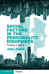 Titelbild: Social Factors in the Personality Disorders 2nd edition 9781108811637