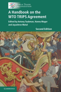Cover image: A Handbook on the WTO TRIPS Agreement 2nd edition 9781108835282