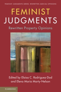 Immagine di copertina: Feminist Judgments: Rewritten Property Opinions 9781108835534