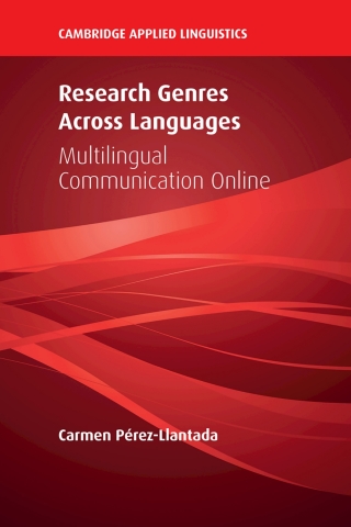 Imagen de portada: Research Genres Across Languages 9781108834940