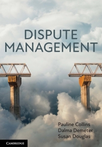 Cover image: Dispute Management 9781108794718