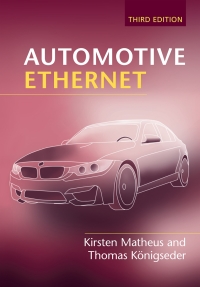 Imagen de portada: Automotive Ethernet 3rd edition 9781108841955
