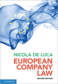 Cover image: European Company Law 2nd edition 9781108843522