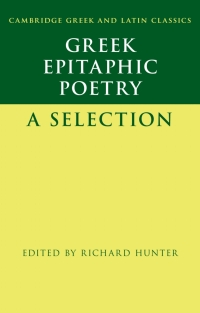 Cover image: Greek Epitaphic Poetry 9781108843980