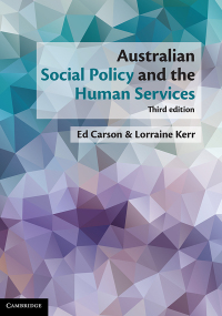 Imagen de portada: Australian Social Policy and the Human Services 3rd edition 9781108657891