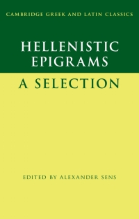 Cover image: Hellenistic Epigrams 1st edition 9780521849555
