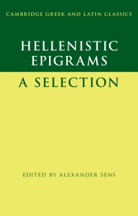 Omslagafbeelding: Hellenistic Epigrams 1st edition 9780521849555