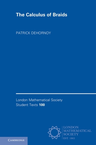 Cover image: The Calculus of Braids 9781108843942