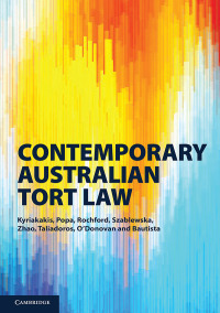 Imagen de portada: Contemporary Australian Tort Law 9781108626255