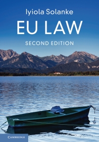 Imagen de portada: EU Law 2nd edition 9781108831895