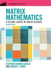 表紙画像: Matrix Mathematics 2nd edition 9781108837101