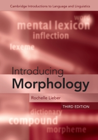 Cover image: Introducing Morphology 3rd edition 9781108832489