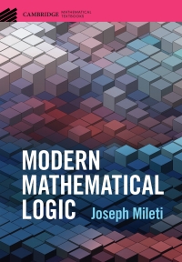 Cover image: Modern Mathematical Logic 9781108833141