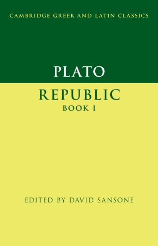 Cover image: Plato: Republic Book I 9781108833455