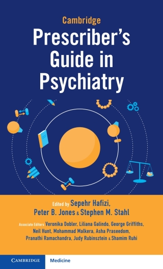 Cover image: Cambridge Prescriber's Guide in Psychiatry 9781108986588