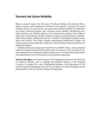 Cover image: Structural and System Reliability 9781108834148