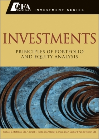 Imagen de portada: Investments 1st edition 9780470915806