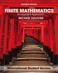 Cover image: Finite Mathematics: An Applied Approach, ISV 11th edition 9780470646250