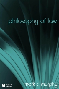 Cover image: Philosophy of Law 1st edition 9781405129602