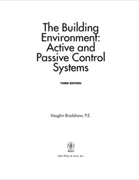 Cover image: The Building Environment: Active and Passive Control Systems 3rd edition 9780471689652