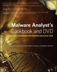 صورة الغلاف: Malware Analyst's Cookbook and DVD 1st edition 9780470613030