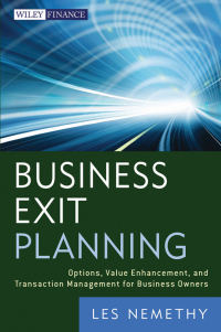 Cover image: Business Exit Planning 1st edition 9780470905319