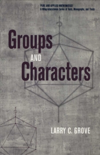 Cover image: Groups and Characters 1st edition 9780471163404