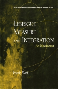 Imagen de portada: Lebesgue Measure and Integration 1st edition 9780470537619