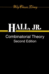 Imagen de portada: Combinatorial Theory 2nd edition 9780471091387