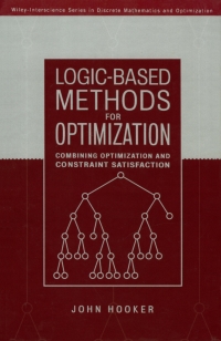 Cover image: Logic-Based Methods for Optimization 1st edition 9780471385219