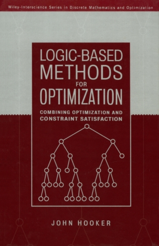 Imagen de portada: Logic-Based Methods for Optimization 1st edition 9780471385219