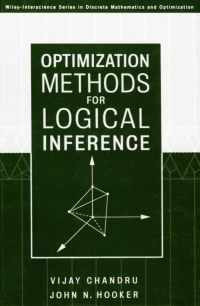 Cover image: Optimization Methods for Logical Inference 1st edition 9780471570356