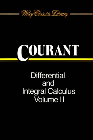 Imagen de portada: Differential and Integral Calculus, Volume 2 1st edition 9780471178538