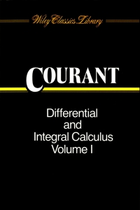 Imagen de portada: Differential and Integral Calculus, Volume 1 2nd edition 9780471608424