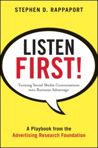 Cover image: Listen First!: Turning Social Media Conversations Into Business Advantage 1st edition 9780470935514