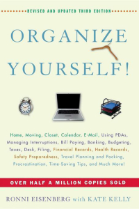 Cover image: Organize Yourself! 3rd edition 9780471657507