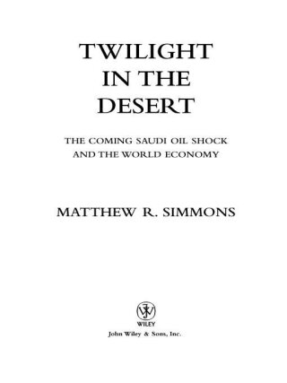 Cover image: Twilight in the Desert 1st edition 9780471790181