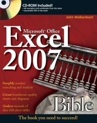 Cover image: Excel 2007 Bible 1st edition 9780470044032