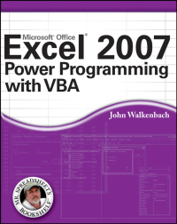 Cover image: Excel 2007 Power Programming with VBA 1st edition 9781118257593