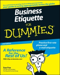 صورة الغلاف: Business Etiquette For Dummies 2nd edition 9780470147092