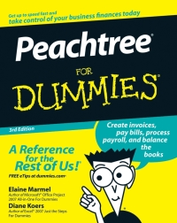 Cover image: Peachtree For Dummies 3rd edition 9780470179888