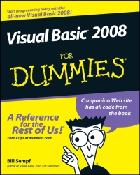 Imagen de portada: Visual Basic 2008 For Dummies 1st edition 9780470182383