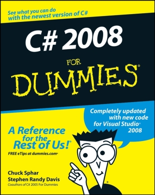 Imagen de portada: C# 2008 For Dummies 1st edition 9780470191095