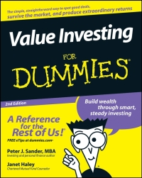 صورة الغلاف: Value Investing For Dummies 2nd edition 9780470232224