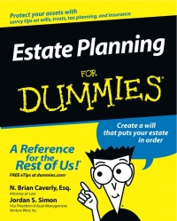 Imagen de portada: Estate Planning For Dummies 1st edition 9780764555015