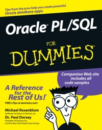 Cover image: Oracle PL / SQL For Dummies 1st edition 9780764599576